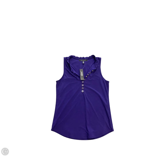Top Sleeveless By White House Black Market In Purple, Size: Xs