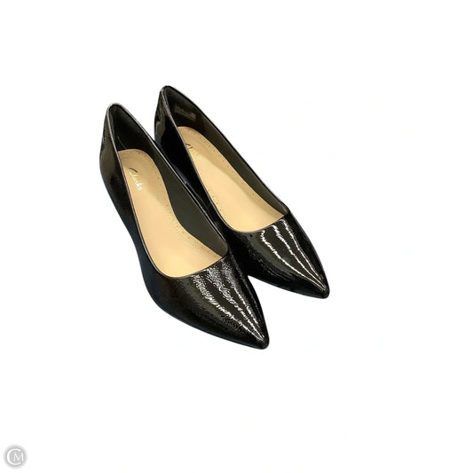 Shoes Heels Kitten By Clarks In Black, Size: 7