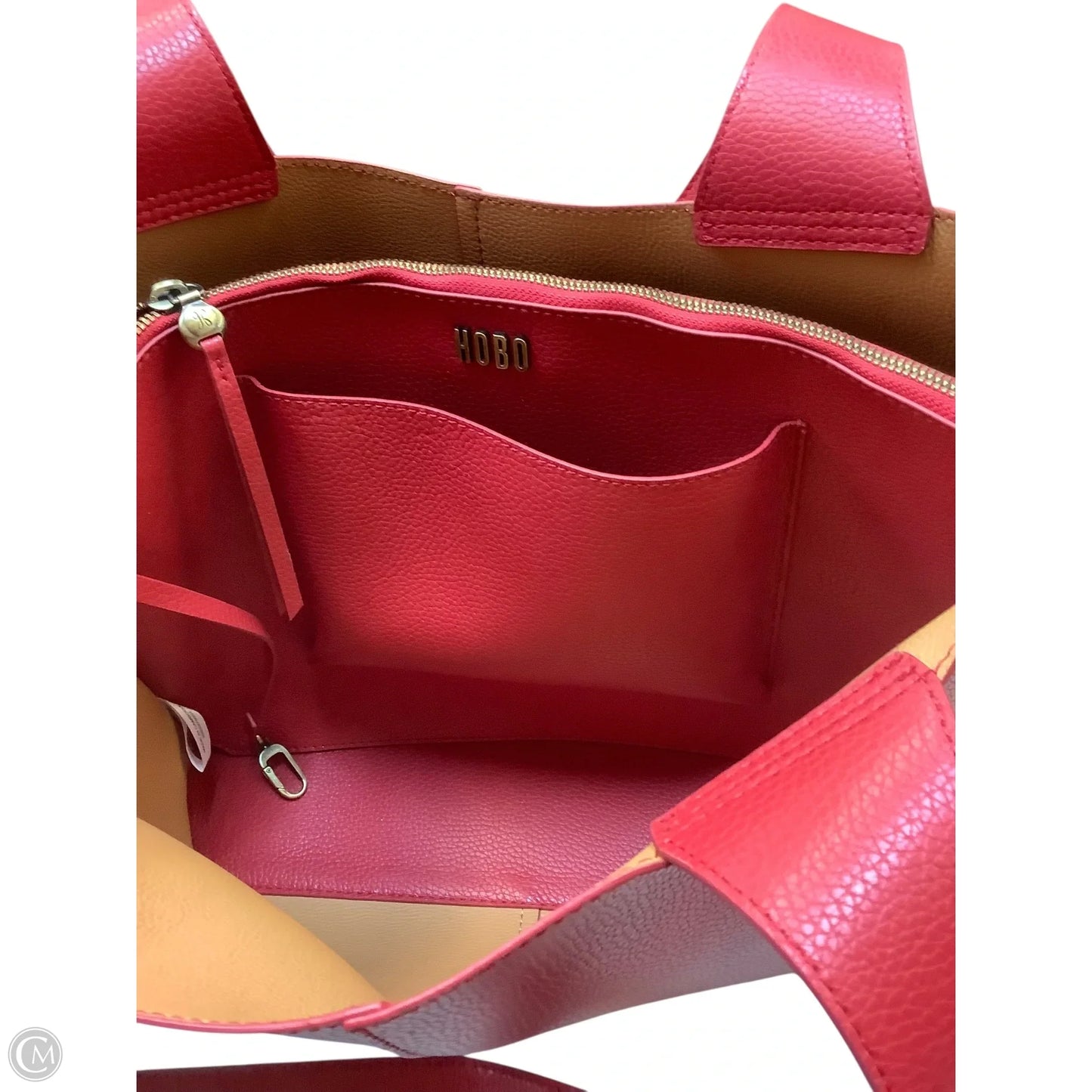 Handbag Leather By Hobo Intl, Size: Large