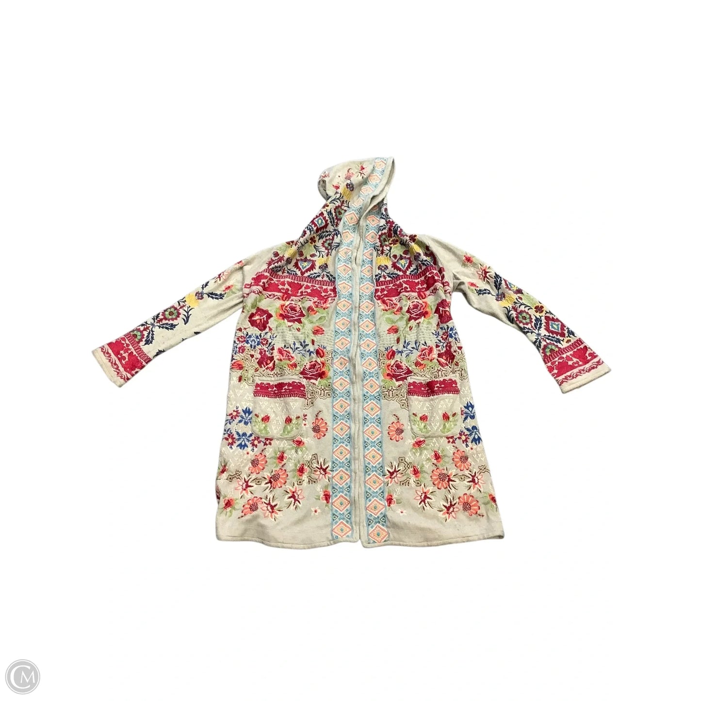 Cardigan By Johnny Was In Tan, Size: M