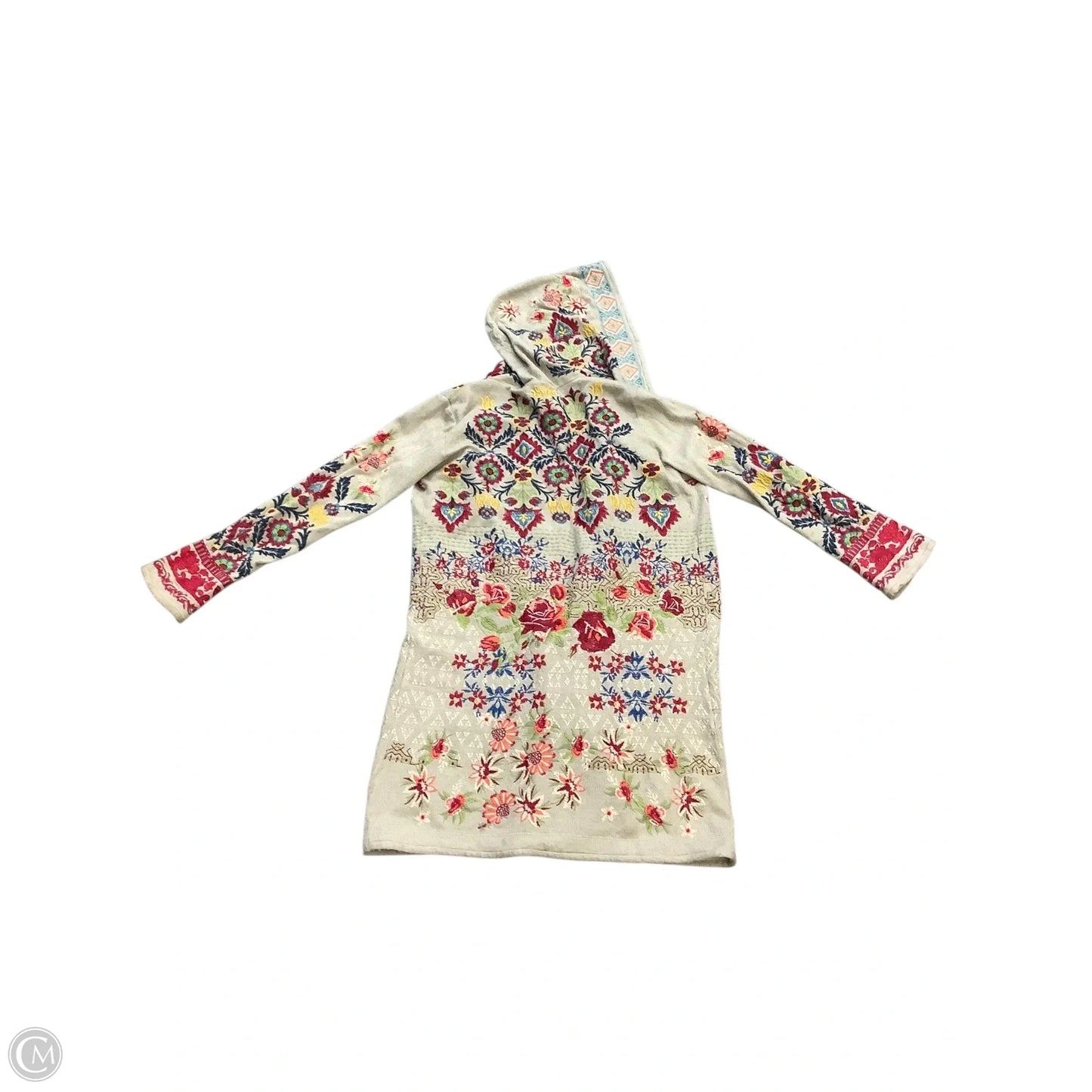 Cardigan By Johnny Was In Tan, Size: M