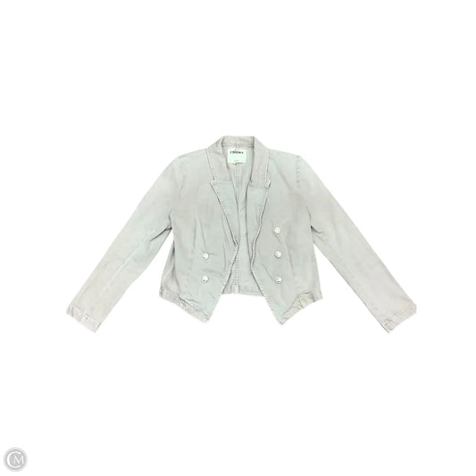 Jacket Denim By L Agence In Tan, Size: L
