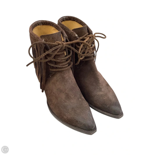 Boots Designer By Frye In Brown, Size: 8