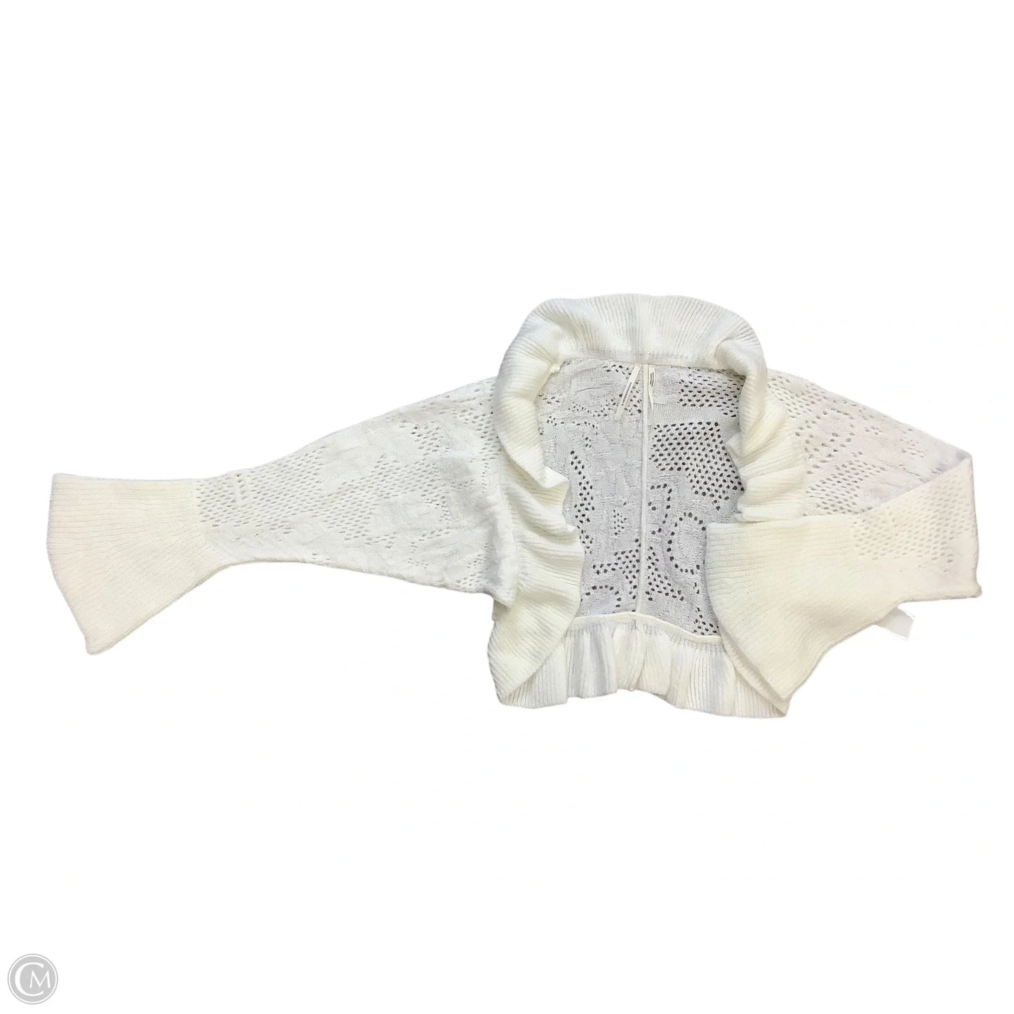 Sweater Cardigan By Anthropologie In Cream, Size: M