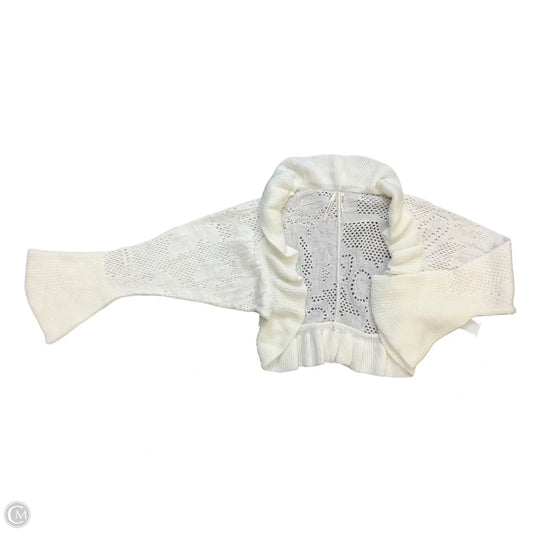 Sweater Cardigan By Anthropologie In Cream, Size: M