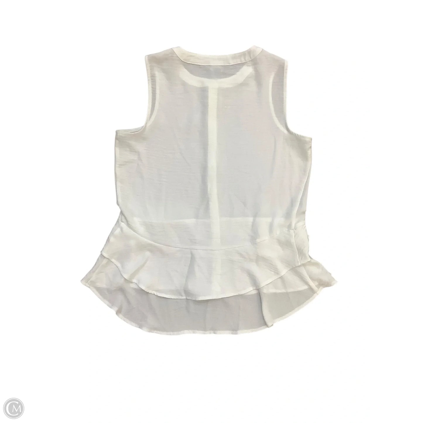 Top Sleeveless Basic By Simply Vera In White, Size: S
