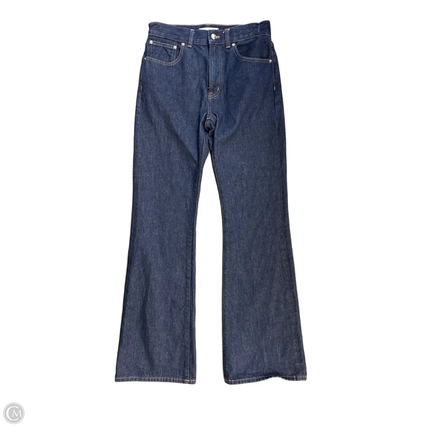 Jeans Straight By Madewell In Blue Denim, Size: 4