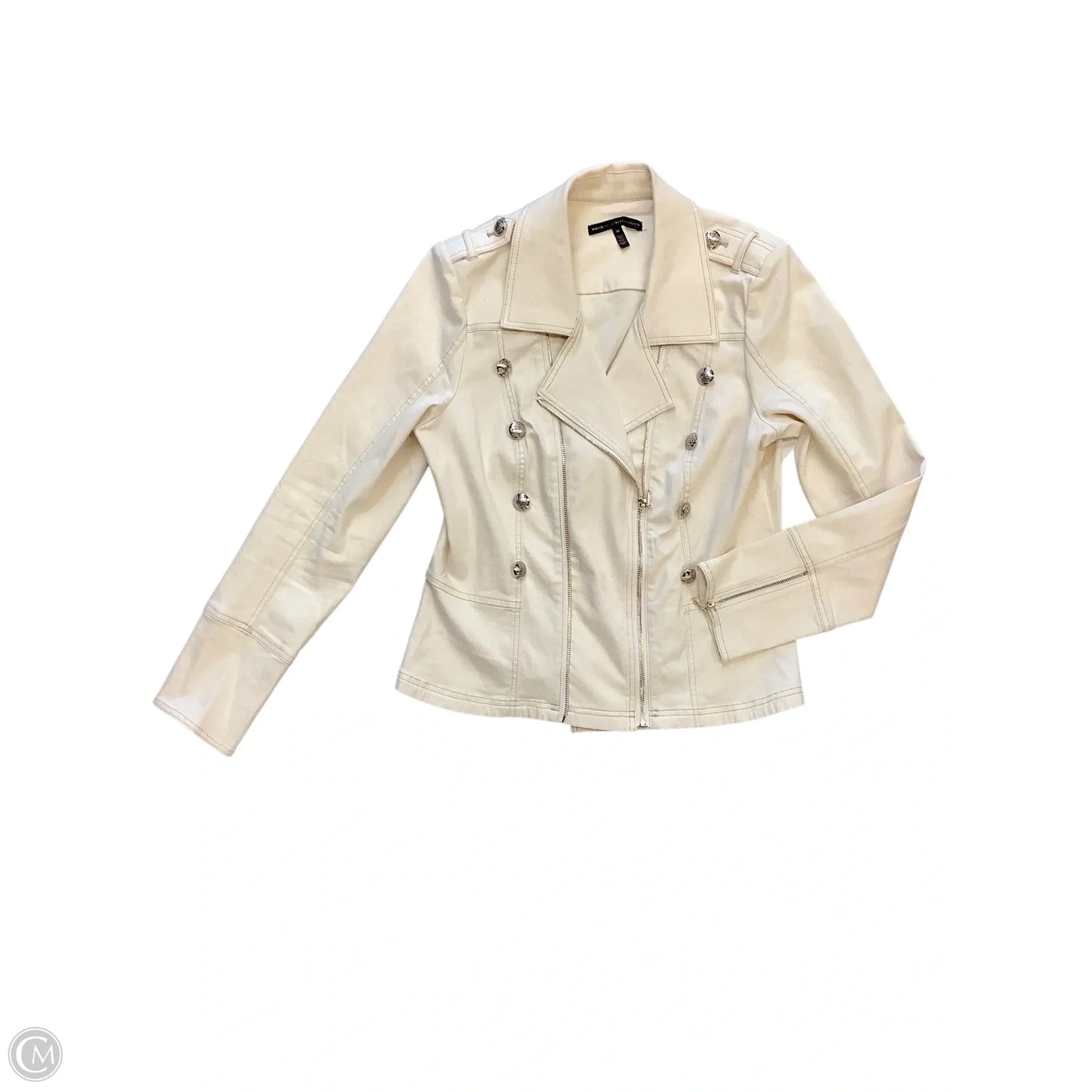 Jacket Other By White House Black Market In Cream, Size: 16