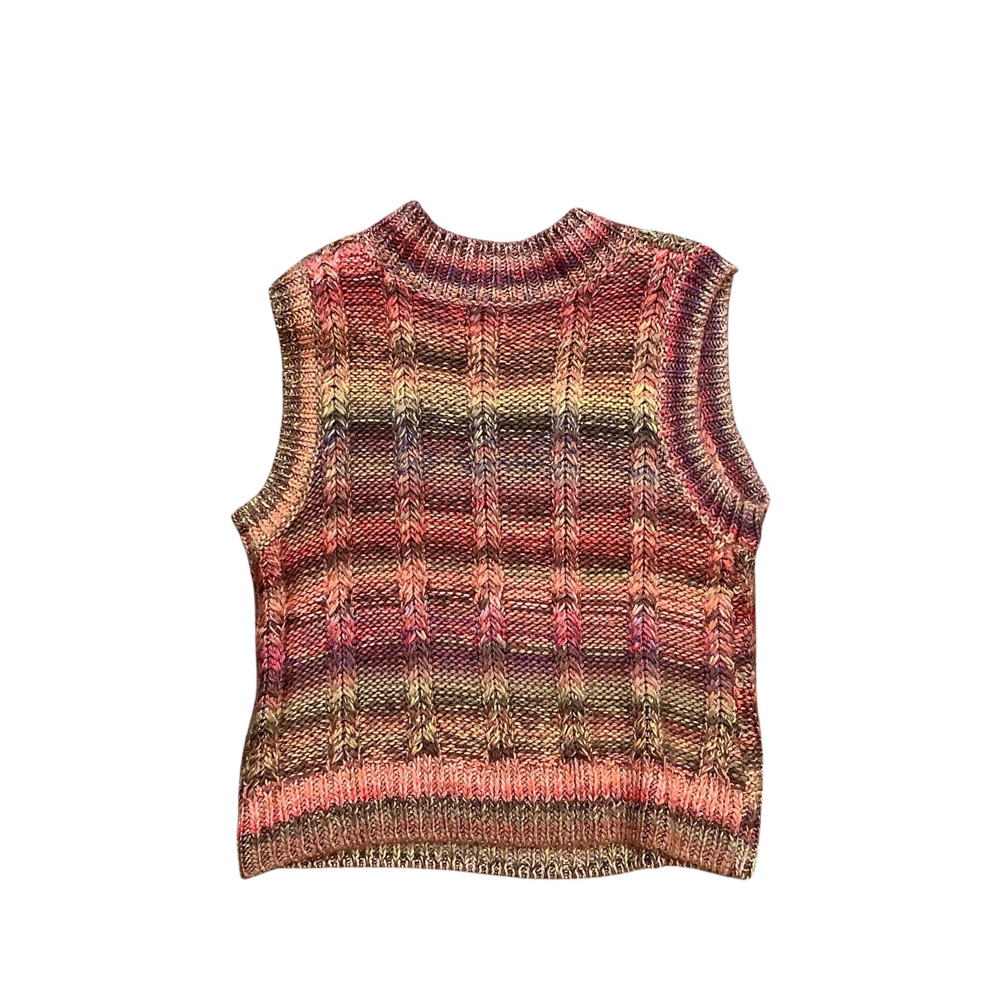 Vest Sweater By Evereve In Red, Size: L