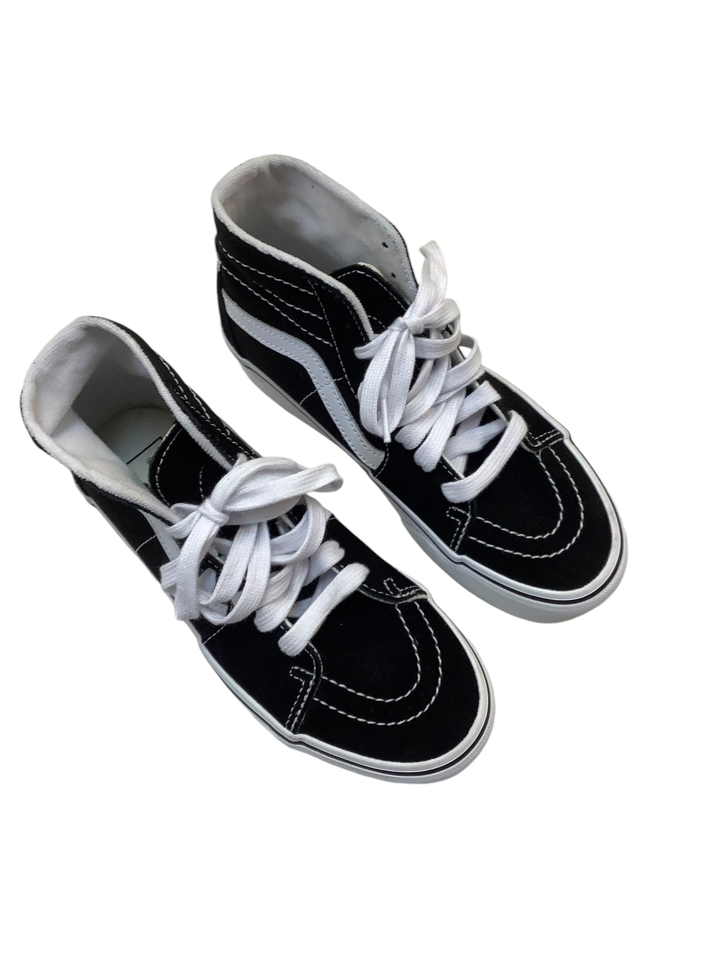 Shoes Sneakers By Vans In Black, Size: 7.5