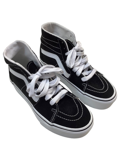 Shoes Sneakers By Vans In Black, Size: 7.5