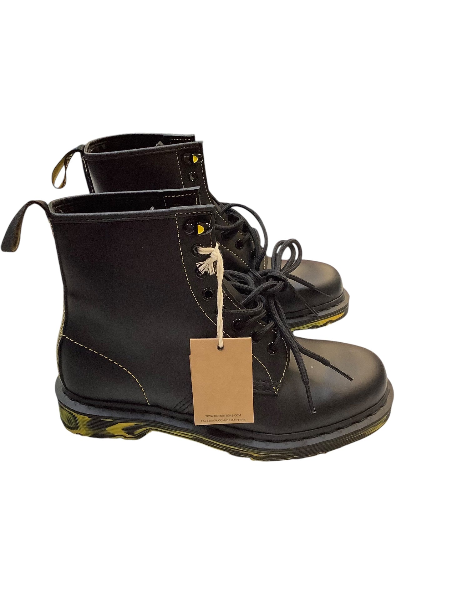 Boots Combat By Dr Martens In Black, Size: 8