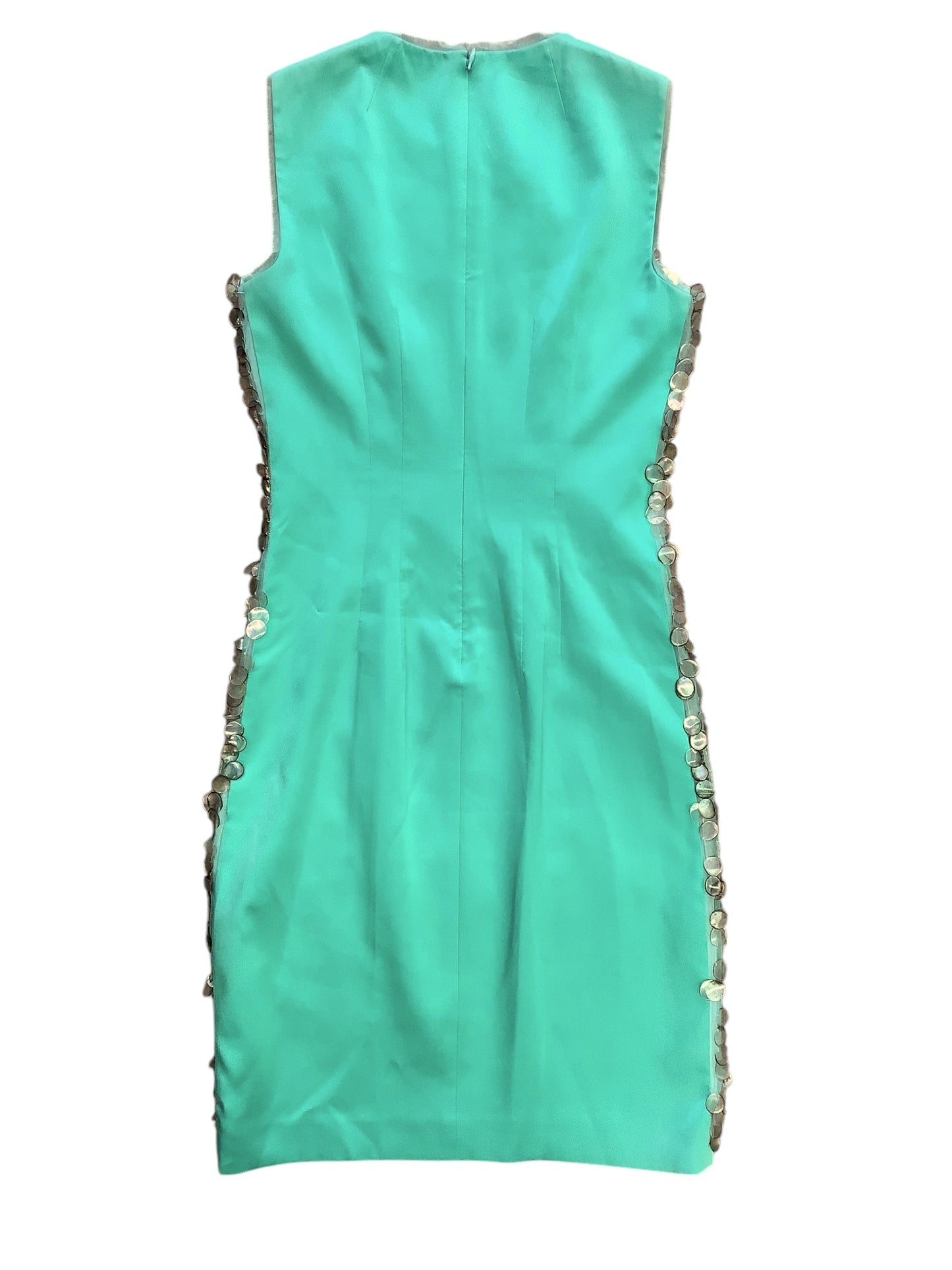 Dress Designer By Elie Tahari In Teal, Size: 0