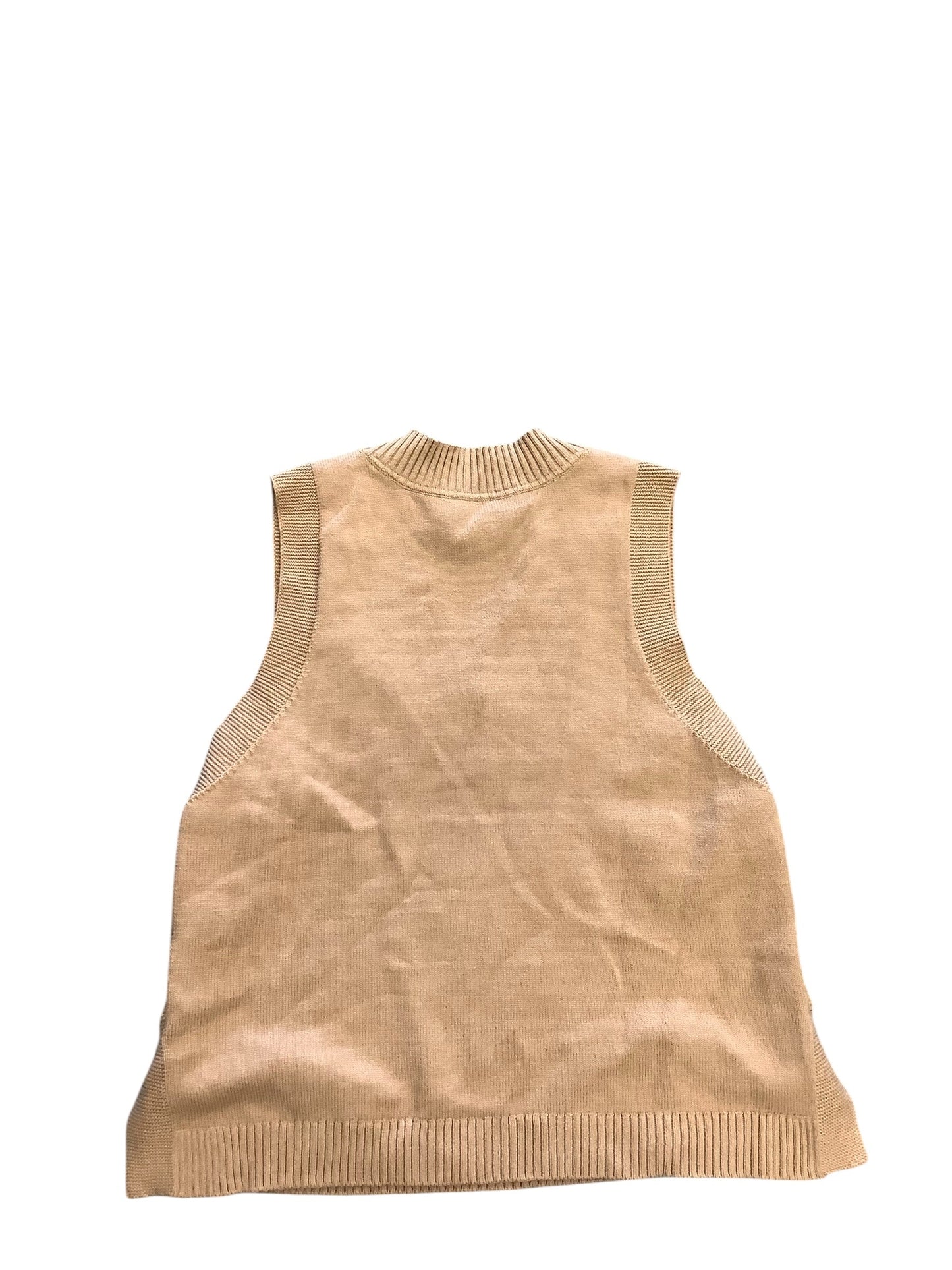 Vest Sweater By J. Jill In Tan, Size: S