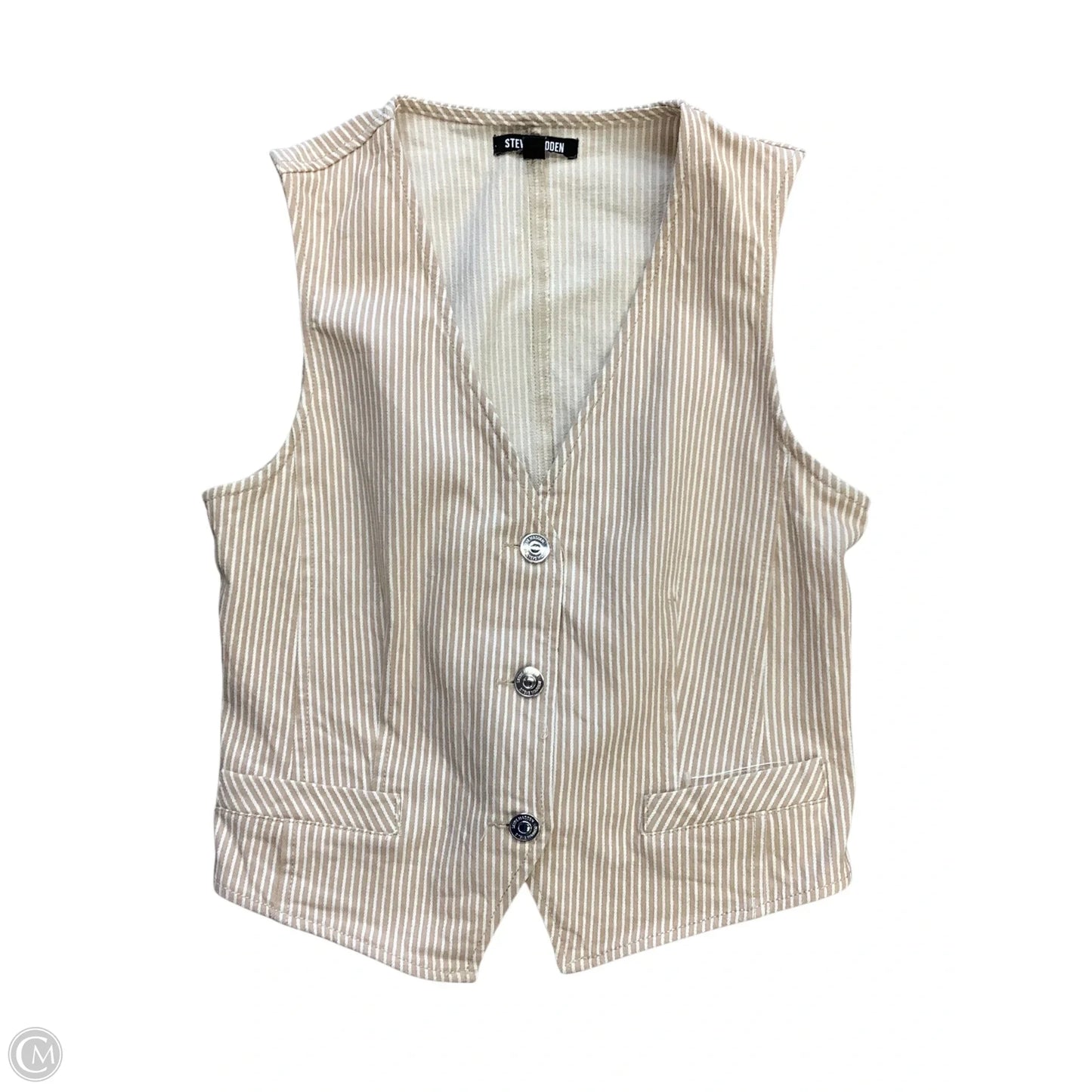 Vest Other By Steve Madden In Tan, Size: M