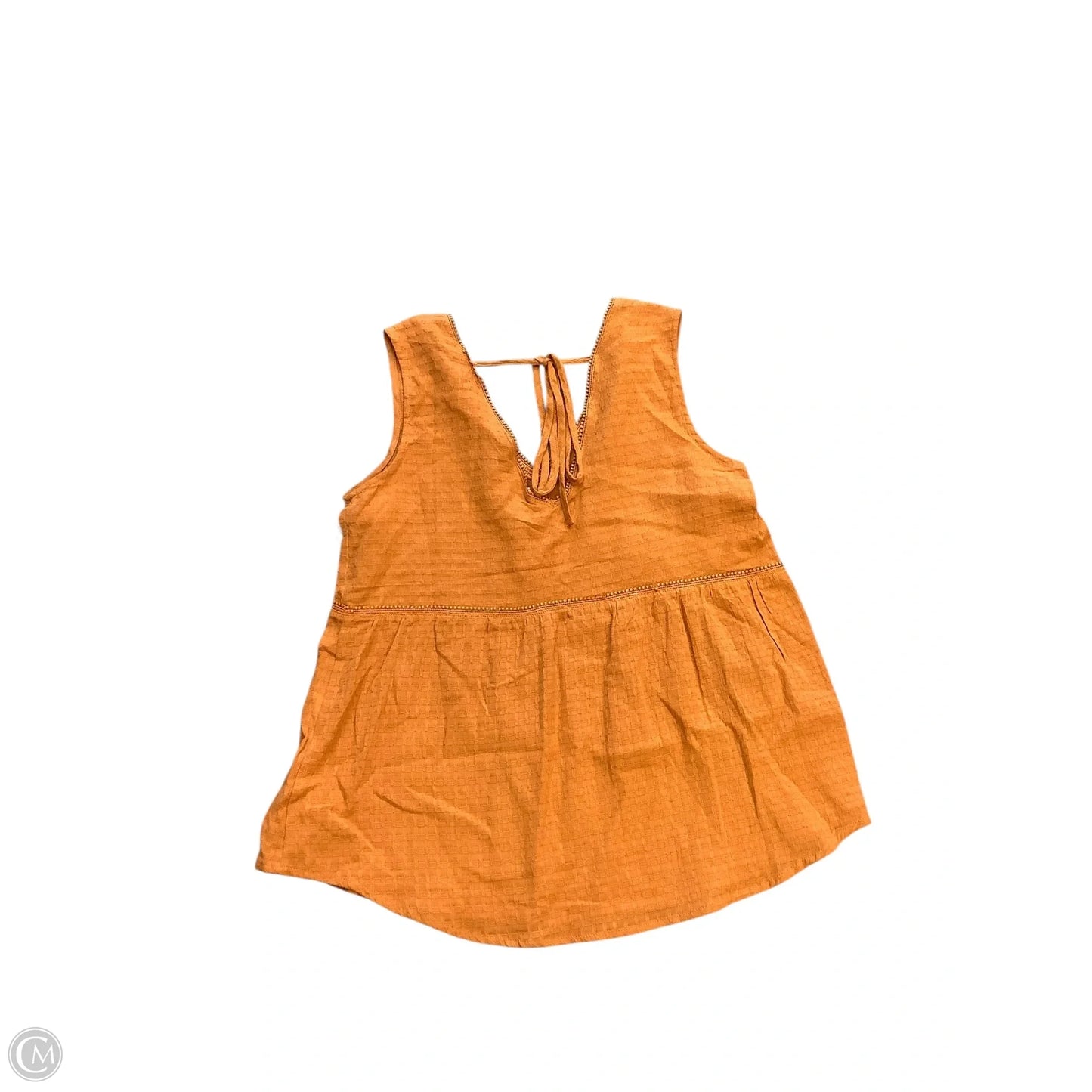 Top Sleeveless Basic By Davi & Dani In Orange