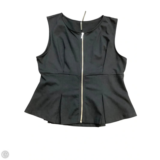 Top Sleeveless By Anthropologie In Black, Size: Xl