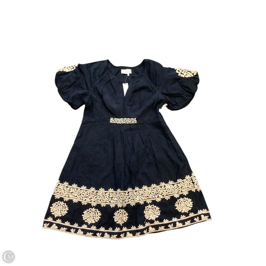 Dress Casual Midi By Anthropologie In Navy, Size: 14