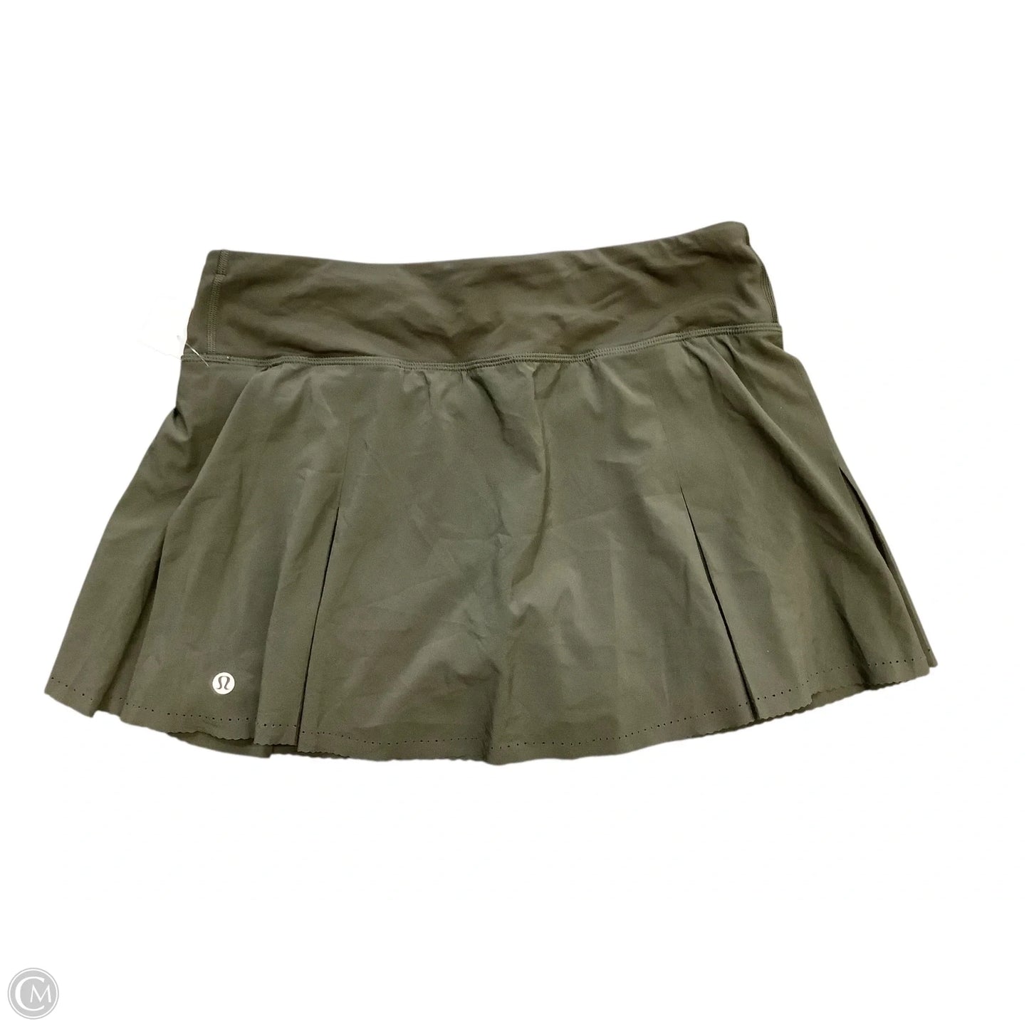 Athletic Skort By Lululemon In Green, Size: 6