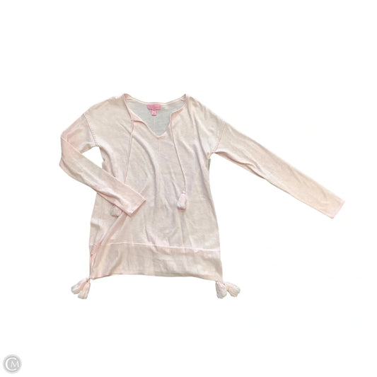Top Long Sleeve Designer By Lilly Pulitzer In Pink, Size: Xxs