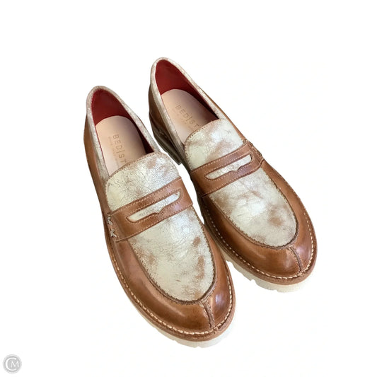 Shoes Flats By Bed Stu In Brown & Cream, Size: 8.5