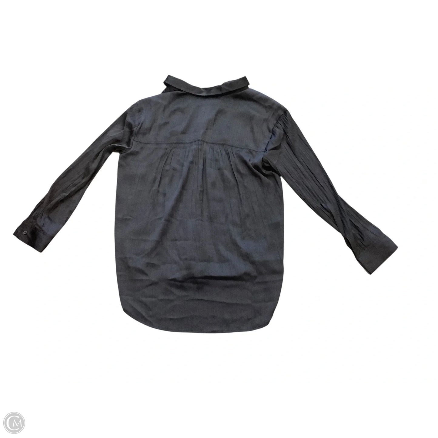 Blouse Long Sleeve By Anthropologie In Black, Size: M
