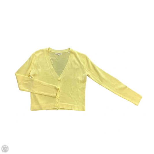 Cardigan By Max Studio In Yellow, Size: Xs