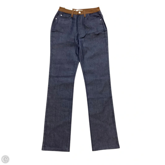 Jeans Straight By Free People-Weworewhat In Blue & Brown, Size: 6(28)