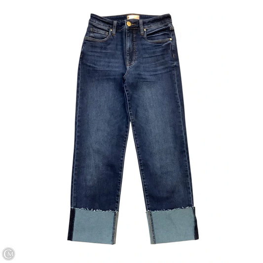 Jeans Boot Cut By Kut In Blue Denim, Size: 0