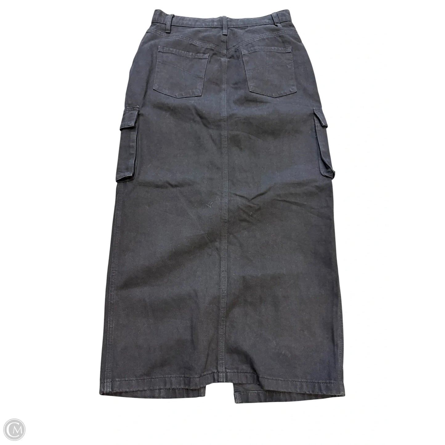 Skirt Maxi By Sincerely Jules In Black Denim, Size: 6