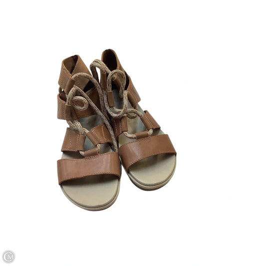 Sandals Flats By Sorel In Brown, Size: 8.5