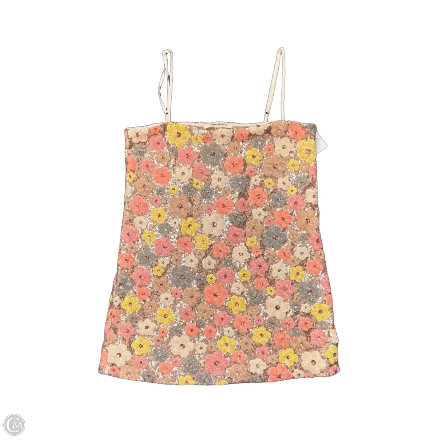 Dress Party Short By Blue Tassel In Gold, Size: Xsp