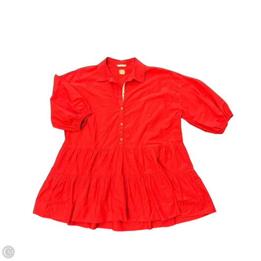 Dress Casual Midi By Free People In Red, Size: S