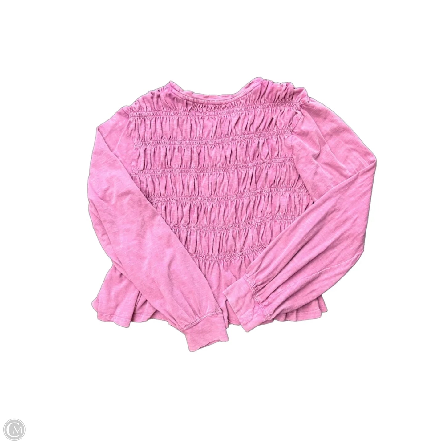 Top Long Sleeve Basic By Pilcro In Purple, Size: M