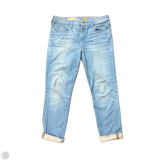 Jeans Straight By Pilcro In Blue Denim, Size: 12