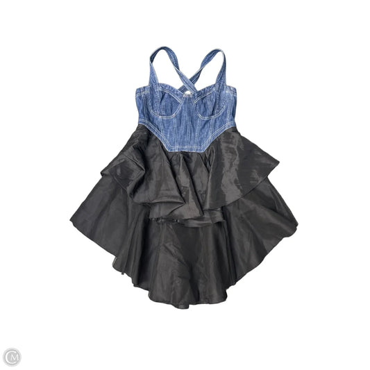 Dress Casual Short By Pilcro In Black & Blue, Size: L