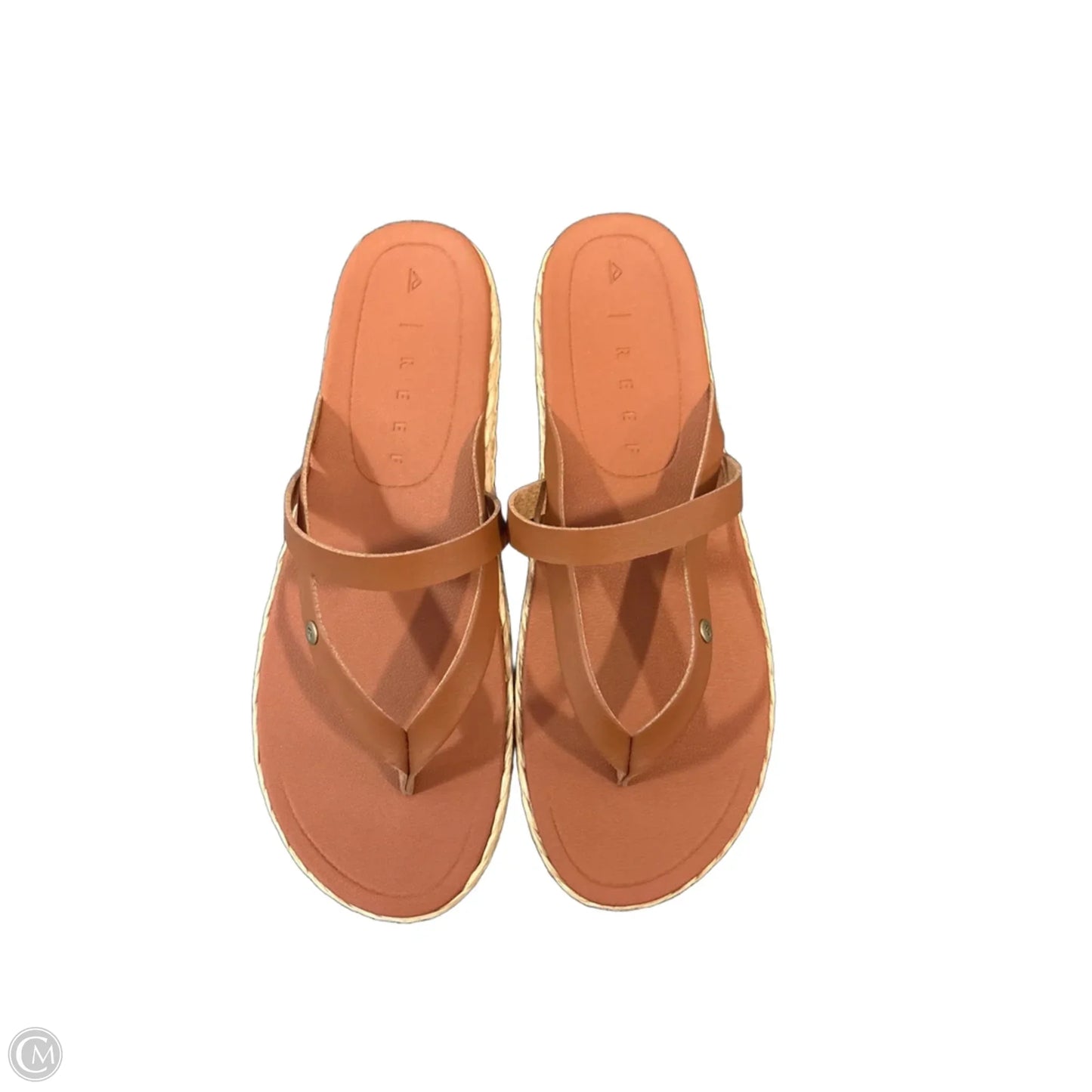 Sandals Flats By Reef In Tan, Size: 8