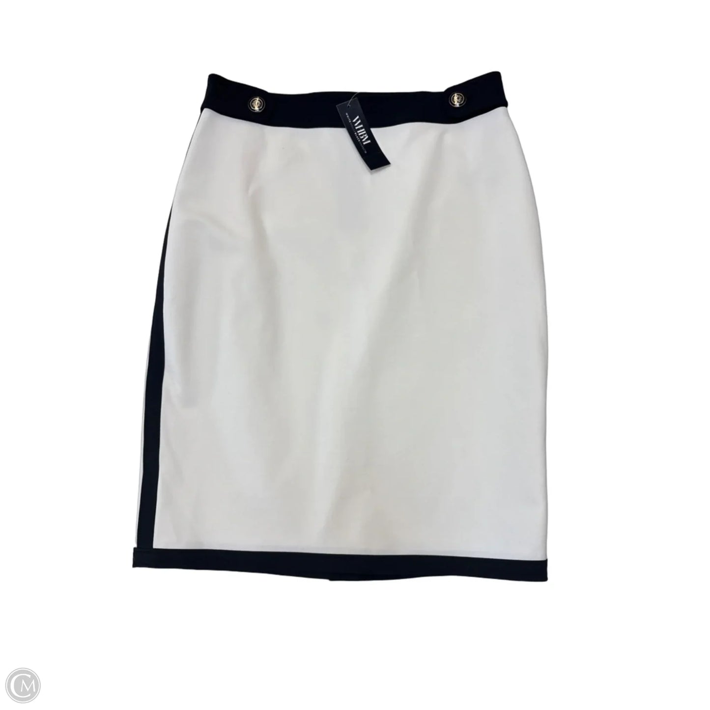 Skirt Midi By White House Black Market In Black & White, Size: 4