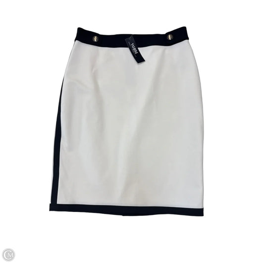 Skirt Midi By White House Black Market In Black & White, Size: 4