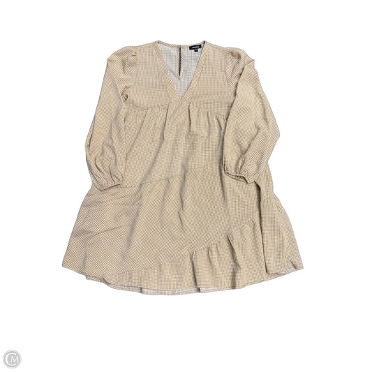 Dress Casual Midi By Mittoshop In Tan, Size: L
