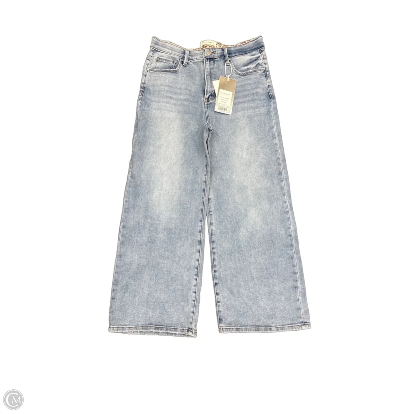 Jeans Wide Leg By Risen In Blue Denim, Size: 12
