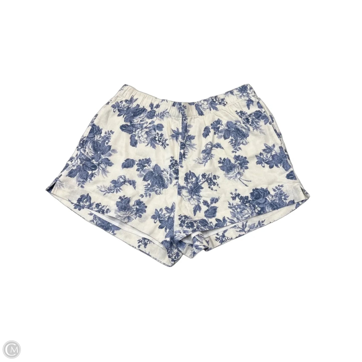Shorts By Abercrombie And Fitch In Blue & White, Size: Xl