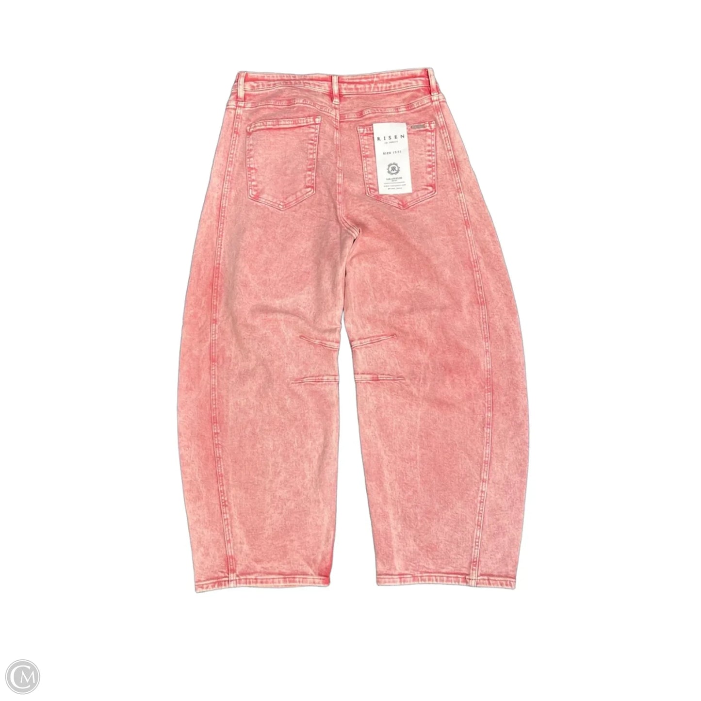 Jeans Wide Leg By Risen In Red Denim, Size: 14