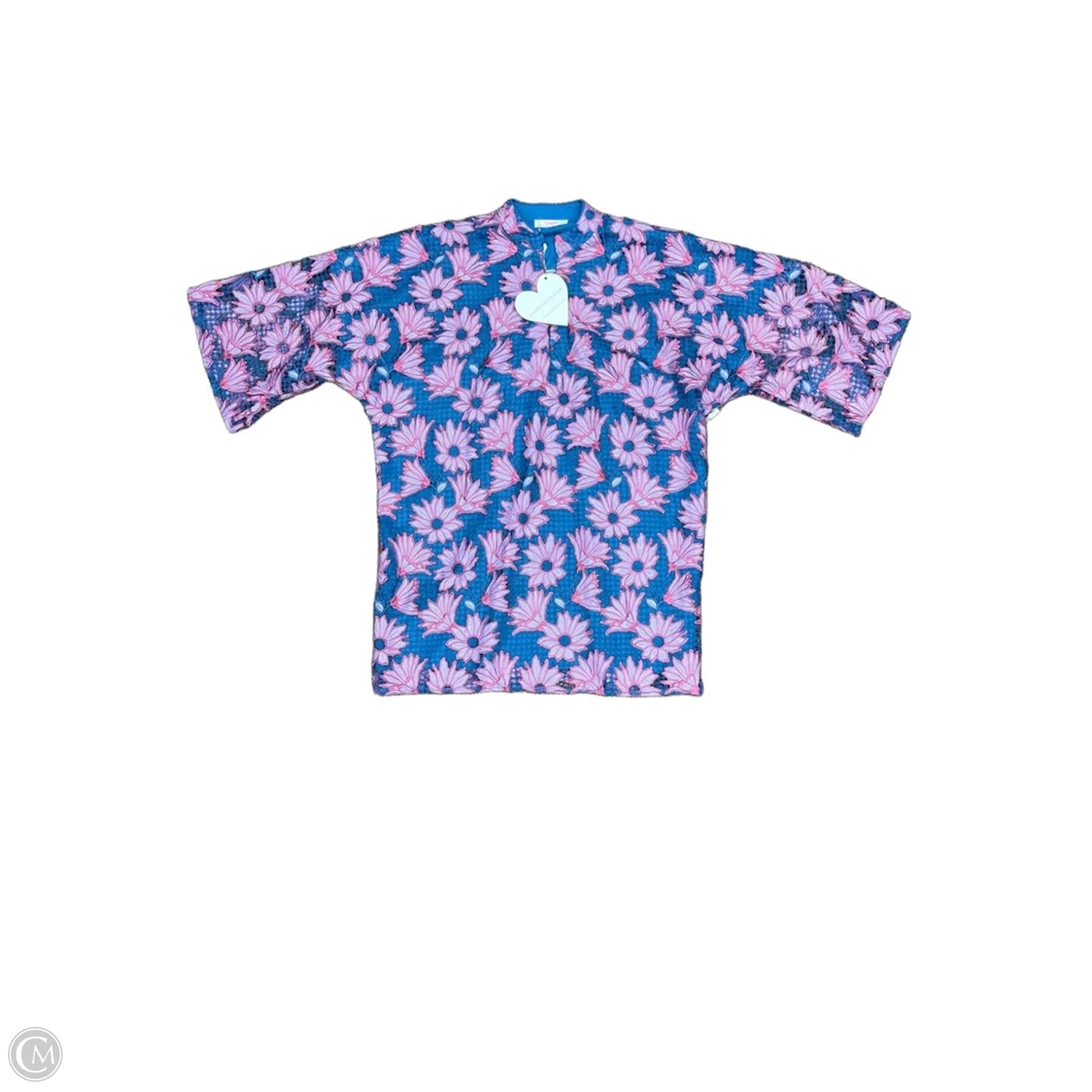 Dress Casual Short By Buddy Love In Blue & Pink, Size: Xl