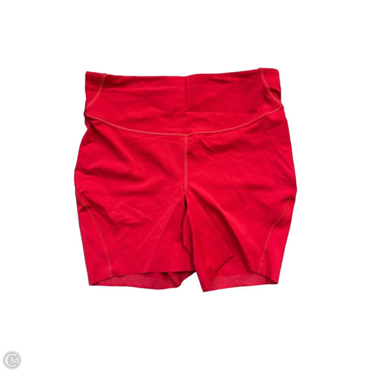 Athletic Shorts By Lululemon In Red, Size: 12