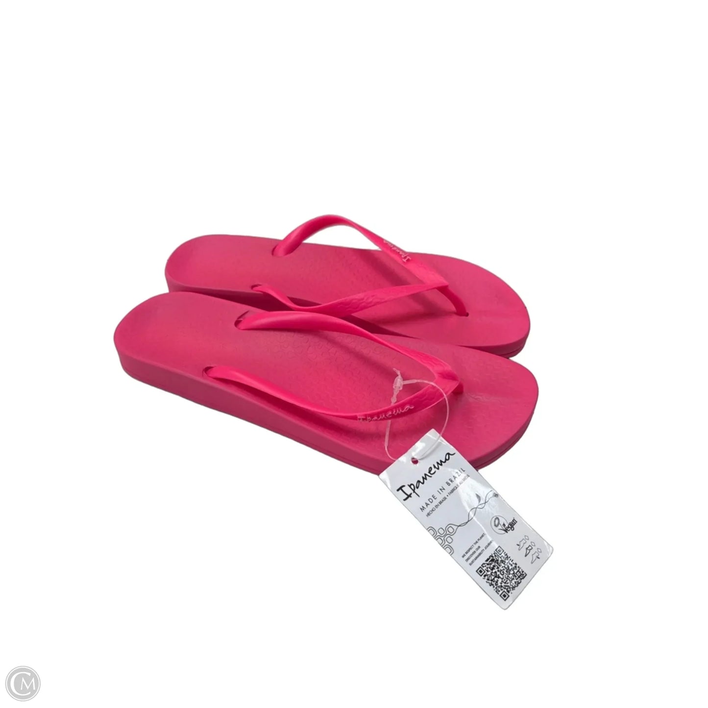 Sandals Flip Flops By Clothes Mentor In Pink, Size: 8