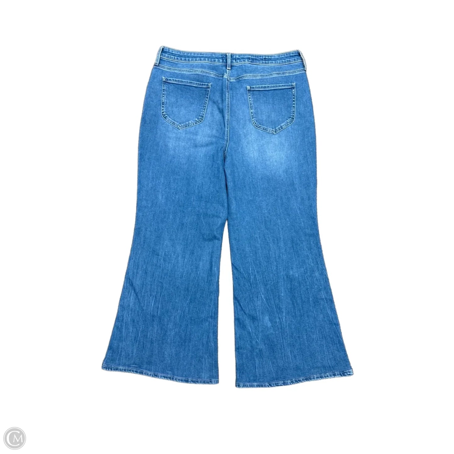 Jeans Wide Leg By Not Your Daughters Jeans In Blue Denim, Size: 16