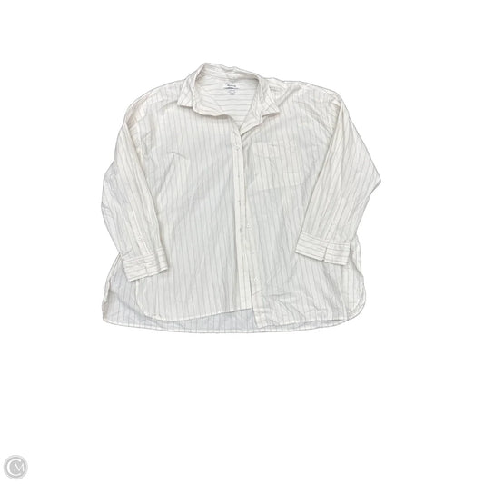 Top Long Sleeve By Madewell In Cream, Size: Xl
