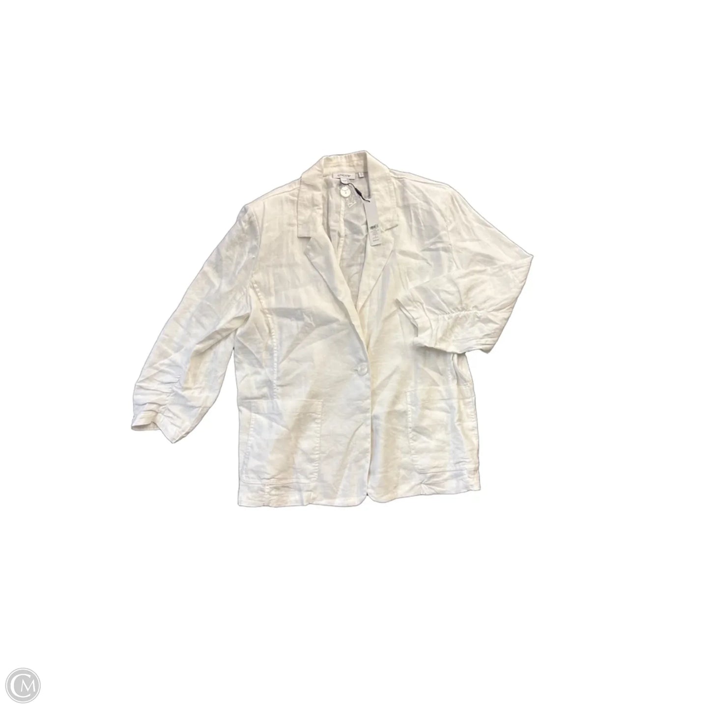 Blazer By Chicos In Black & White, Size: L