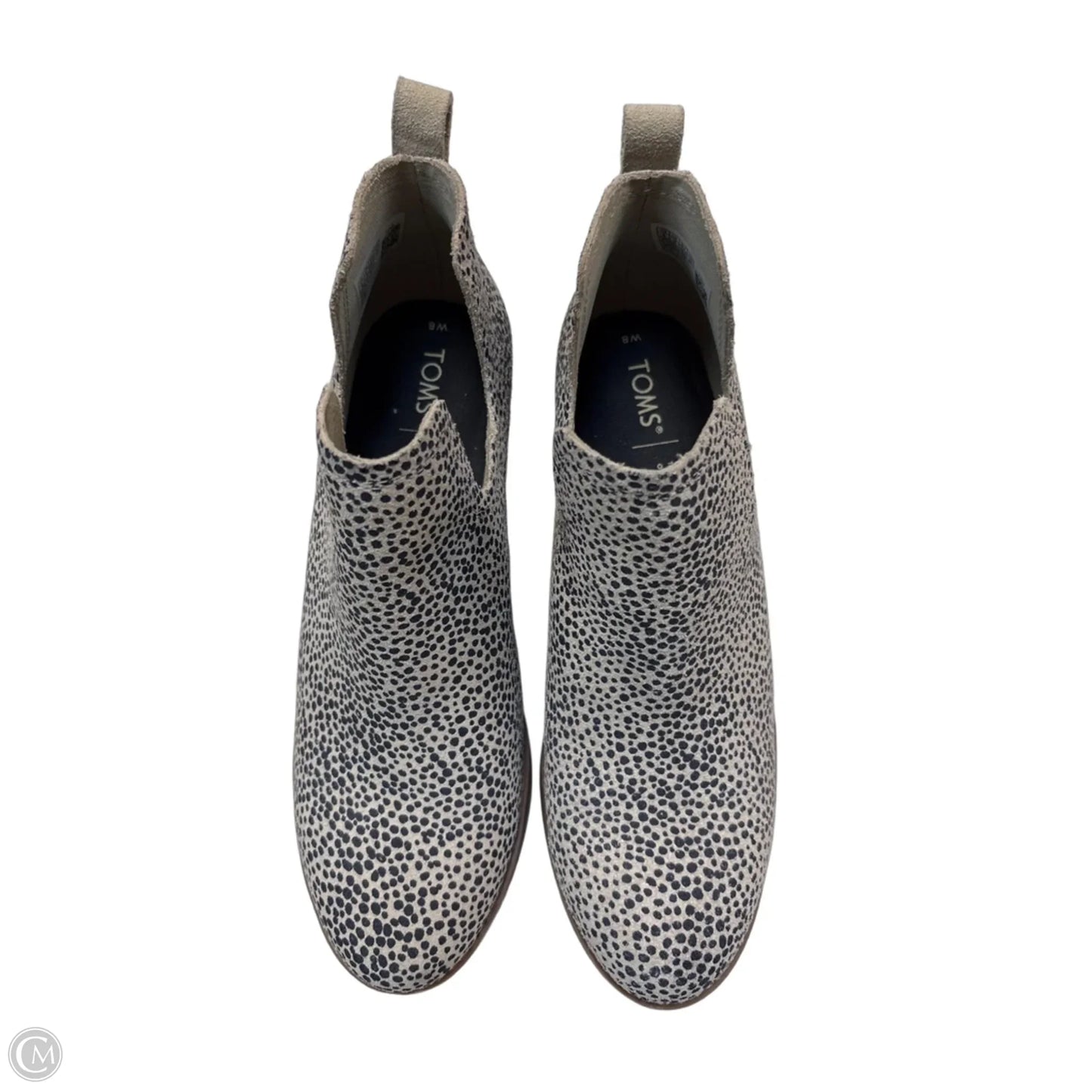 Boots Ankle Heels By Toms In Animal Print, Size: 8